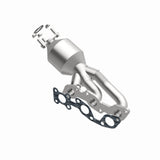 MagnaFlow direct-fit catalytic converter for 2002-2004 Nissan Frontier passenger side stainless steel CARB compliant OBDII 49998