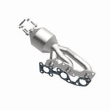 MagnaFlow direct-fit catalytic converter for 2002-2004 Nissan Frontier passenger side stainless steel CARB compliant OBDII 49998