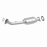 MagnaFlow direct-fit catalytic converter fits 2001-2004 Nissan Pathfinder and 2001-2002 Infiniti QX4, this and 2001-2004 Pathfinder driver side 3.5L driver side stainless steel CAR