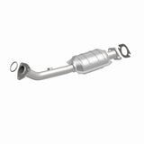 MagnaFlow direct-fit catalytic converter fits 2001-2004 Nissan Pathfinder and 2001-2002 Infiniti QX4, this and 2001-2004 Pathfinder driver side 3.5L driver side stainless steel CAR