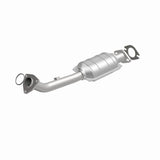 MagnaFlow direct-fit catalytic converter fits 2001-2004 Nissan Pathfinder and 2001-2002 Infiniti QX4, this and 2001-2004 Pathfinder driver side 3.5L driver side stainless steel CAR