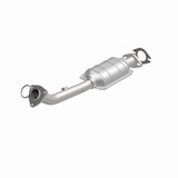 MagnaFlow direct-fit catalytic converter fits 2001-2004 Nissan Pathfinder and 2001-2002 Infiniti QX4, this and 2001-2004 Pathfinder driver side 3.5L driver side stainless steel CAR