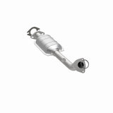 MagnaFlow direct-fit catalytic converter fits 2001-2004 Nissan Pathfinder and 2002-2003 Infiniti QX4, this and 2001-2004 Pathfinder driver side rr driver side stainless steel CARB 