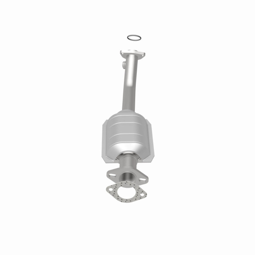 MagnaFlow direct-fit catalytic converter fits 2001-2004 Nissan Pathfinder 3.5L and 2001-2002 INFINITI QX4 3.5L passenger side stainless steel CARB compliant 447230