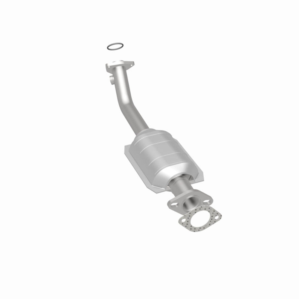 MagnaFlow direct-fit catalytic converter fits 2001-2004 Nissan Pathfinder 3.5L and 2001-2002 INFINITI QX4 3.5L passenger side stainless steel CARB compliant 447230