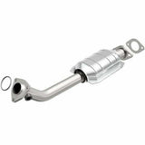 MagnaFlow direct-fit catalytic converter fits 2001-2004 Pathfinder passenger side rr passenger side stainless steel Federal EPA compliant OBDII 24118