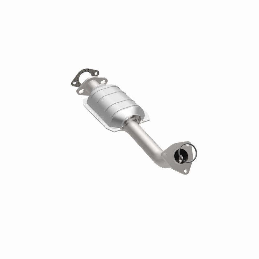 MagnaFlow direct-fit catalytic converter fits 2001-2004 Pathfinder passenger side rr passenger side stainless steel Federal EPA compliant OBDII 24118