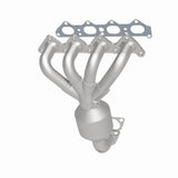 MagnaFlow direct-fit catalytic converter for 1998-2003 Hyundai Elantra 2 inch inlet/outlet stainless steel CARB compliant OBDII 52447