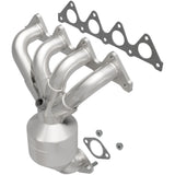 MagnaFlow direct-fit catalytic converter for 2001-2005 Hyundai 1.6L stainless steel CARB compliant 452033