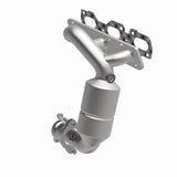 MagnaFlow direct-fit catalytic converter fits 2001-2007 Ford Escape, 2001-2006 Mazda Tribute, and more, this and 2001-2006 Escape 3.0 w/oil 3 inch inlet/outlet stainless steel CARB