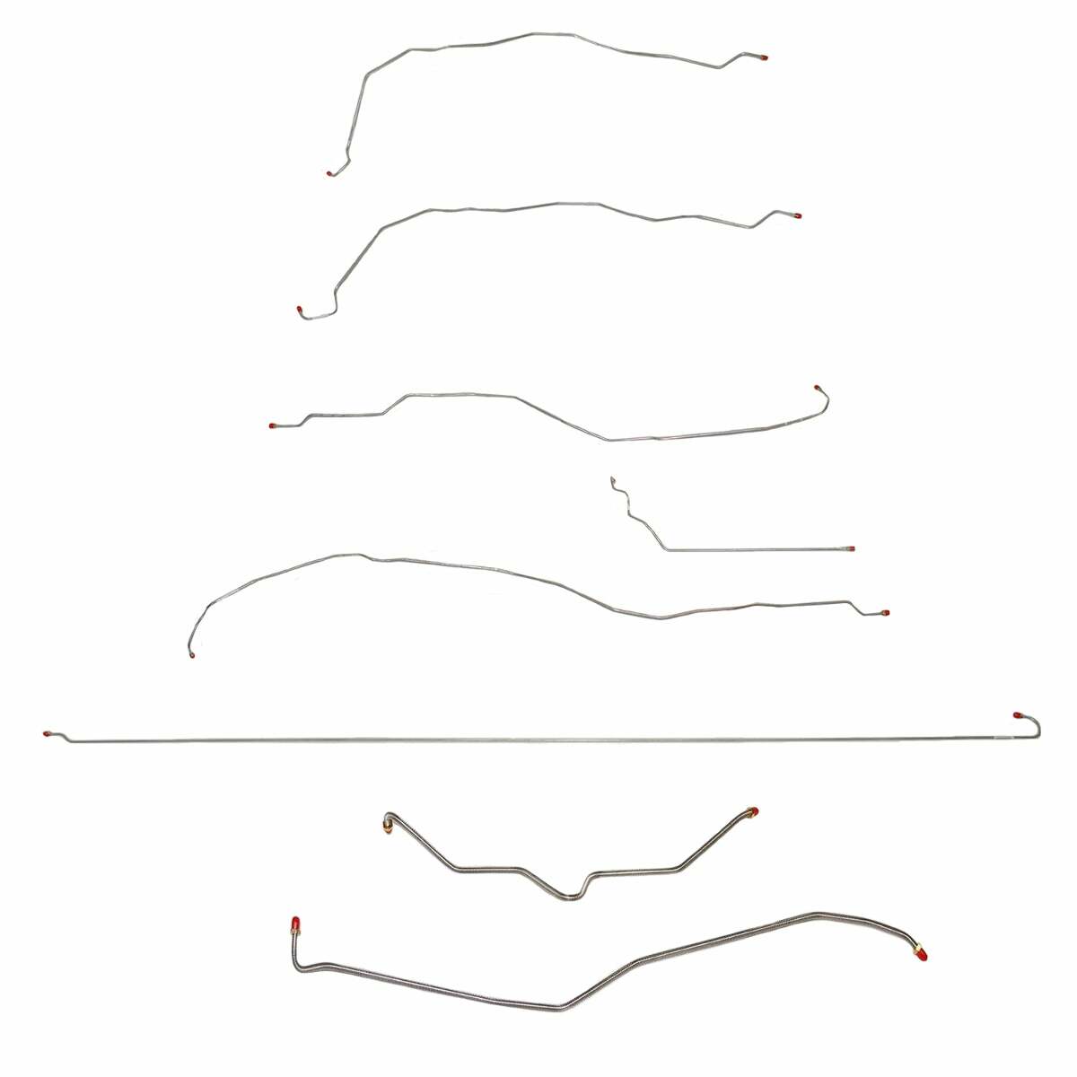 t 01-07 Chevrolet Silverado 2500 HD Brake Line Kit Crew Cab/Long Bed 6.6L 8.1L Fine Lines