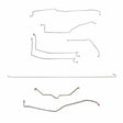 Complete Brake Line Kit for 2013 01-07 Chevy Silverado 2500 HD Ext Cab/ ABS long bed stainless steel