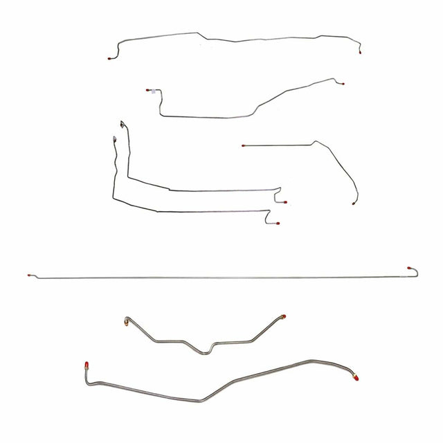 Complete Brake Line Kit for 2013 01-07 Chevy Silverado 2500 HD Ext Cab/ ABS long bed stainless steel