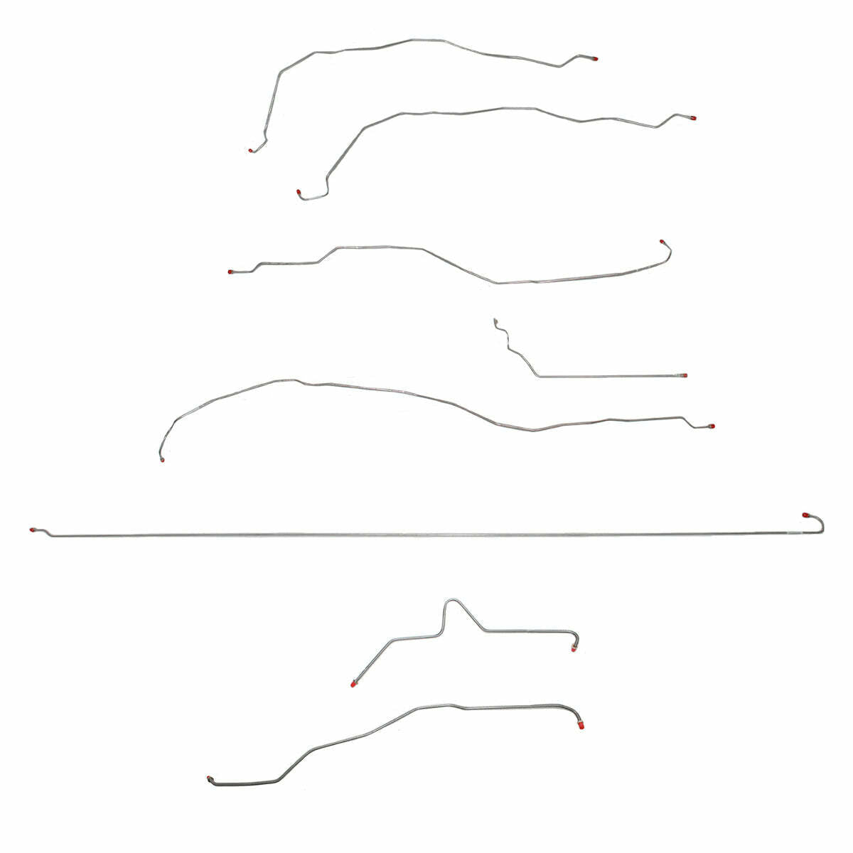 Complete Brake Line Kit for 2013 01-07 Chevy Silverado 2500 HD Ext Cab/ 6.0L V8 ABS short bed steel