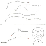 t 01-07 Chevrolet Silverado 2500HD Brake Line & Hose Kit Crew Cab/Short Bed Fine Lines