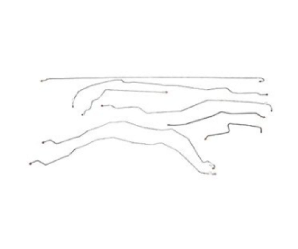 t 01-07 Chevrolet Silverado 3500 Brake Line Kit Ext Cab/Long Bed Dually Fine Lines