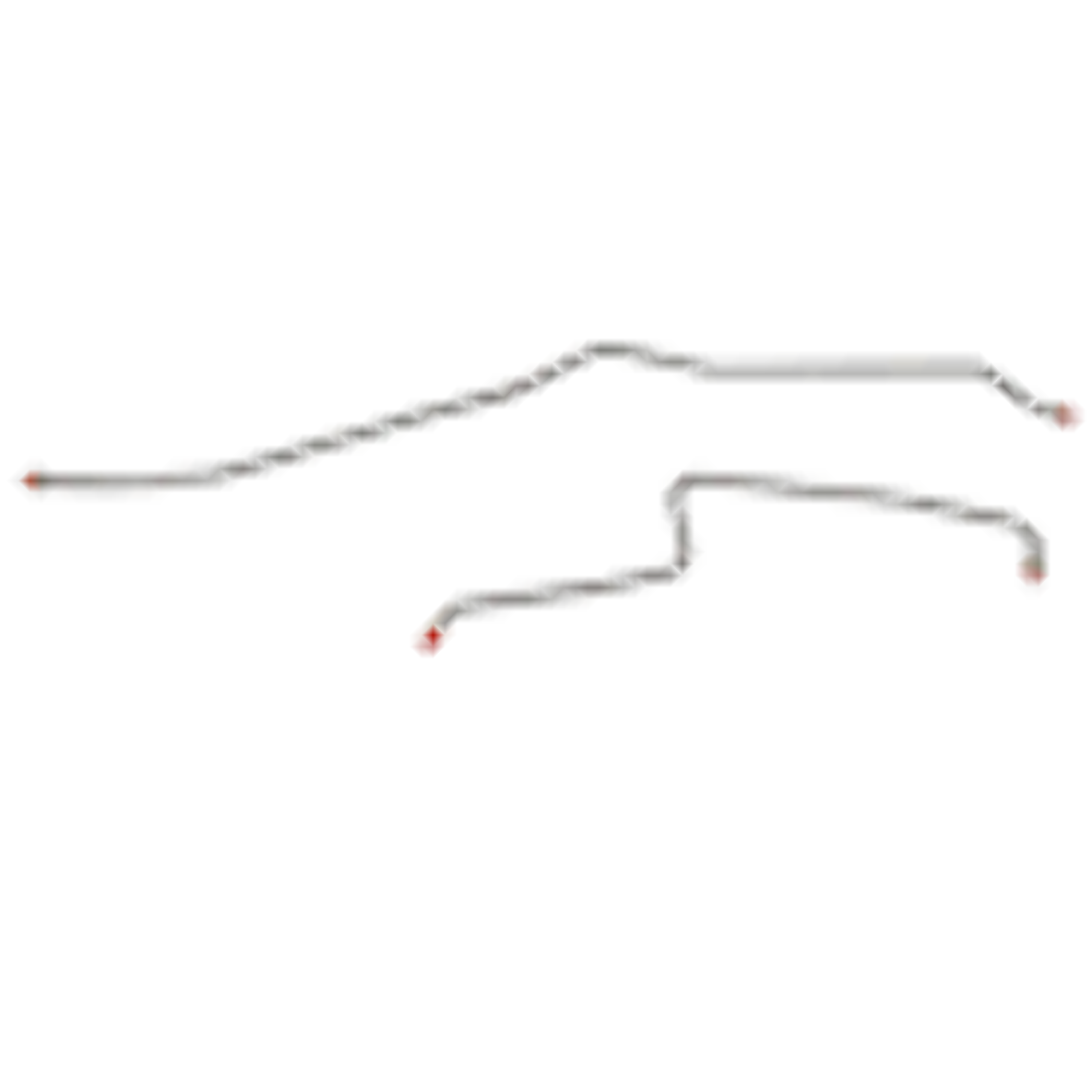 t 01-07 Chevrolet Silverado 3500 Brake Line Kit Ext Cab/Long Bed Dually Fine Lines