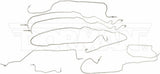 Complete Brake Line Kit for 01-07 GM 2500HD Reg Cab 96'' Bed stainless steel