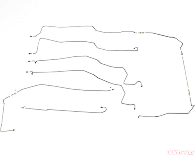 Complete Brake Line Kit for 01-07 GM 3500 w/ 137 Wheelbase, Dually stainless steel