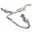 MagnaFlow direct-fit catalytic converter fits 2000-2003 Dodge Dakota 5.9L and 2000-2003 Dodge Dakota 3.9L stainless steel CARB compliant OBDII 49112