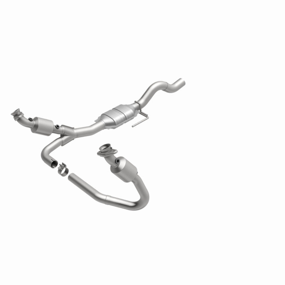 MagnaFlow direct-fit catalytic converter fits 2000-2003 Dodge Dakota 5.9L and 2000-2003 Dodge Dakota 3.9L stainless steel Federal EPA compliant OBDII 23735