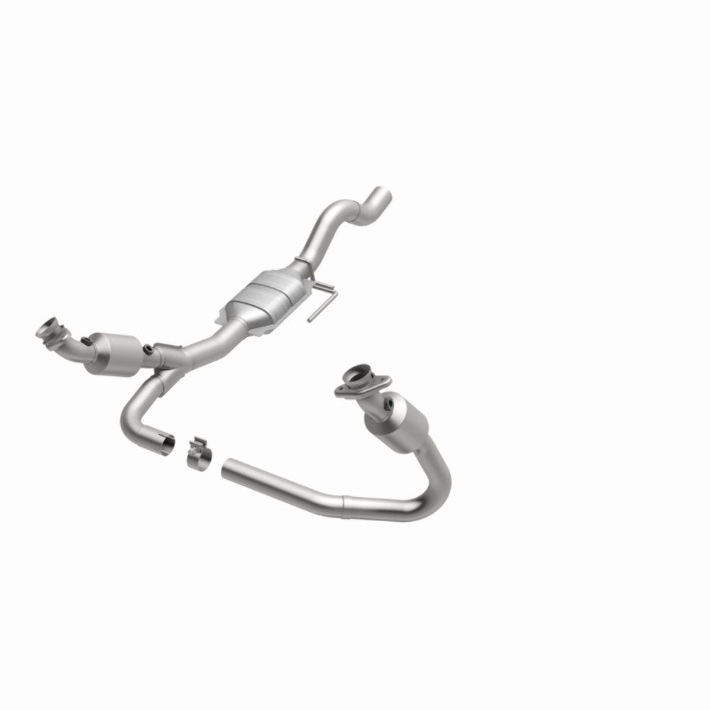 MagnaFlow direct-fit catalytic converter fits 2000-2003 Dodge Dakota 5.9L and 2000-2003 Dodge Dakota 3.9L stainless steel Federal EPA compliant OBDII 23735