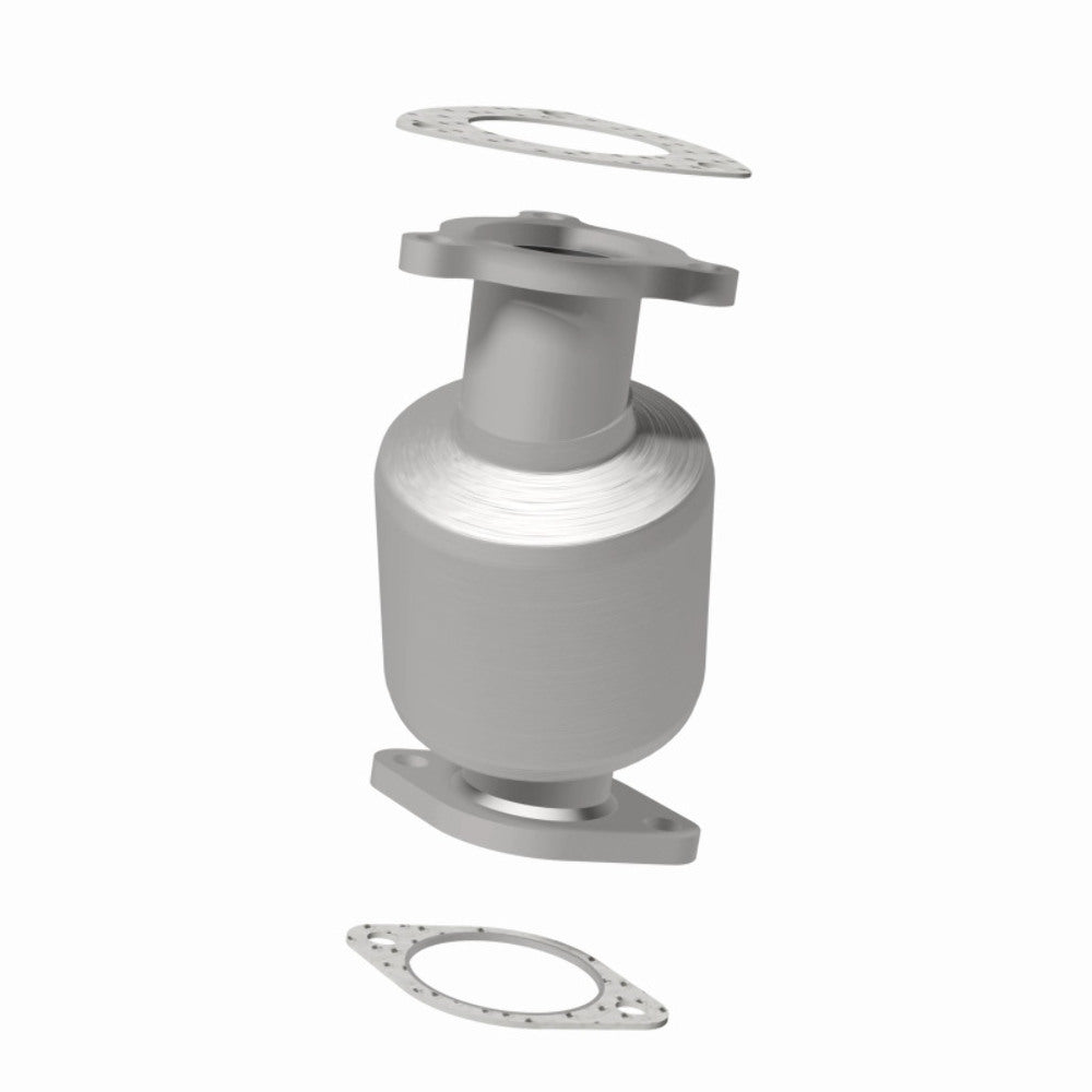 MagnaFlow direct-fit catalytic converter fits 2000-2005 Mitsubishi Eclipse, 2001-2005 Dodge Stratus, and more, this and 01 Eclipse 3.0L frt 3.0L stainless steel Federal EPA complia