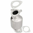 MagnaFlow direct-fit catalytic converter fits 2000-2005 Mitsubishi Eclipse, 2001-2005 Dodge Stratus, and more, this and 01 Eclipse 3.0L frt 3.0L stainless steel CARB compliant OBDI