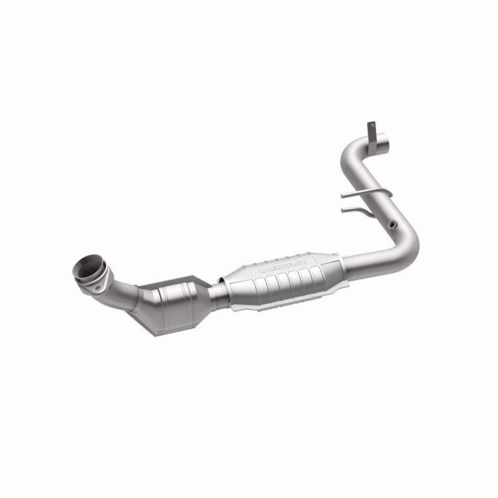 MagnaFlow direct-fit catalytic converter fits 2004 Ford F-150 Heritage SVT Lightning 5.4L and 1999-2003 Ford F-150 5.4L stainless steel CARB compliant OBDII 51416
