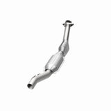 MagnaFlow direct-fit catalytic converter fits 2001 Ford F-150 Lightning 5.4L and 01 Ford Lightning passenger side passenger side stainless steel CARB compliant 447152
