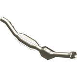 MagnaFlow direct-fit catalytic converter fits 2001 Ford F-150 Lightning 5.4L and 01 Ford Lightning passenger side passenger side stainless steel CARB compliant 447152