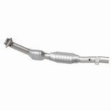 MagnaFlow direct-fit catalytic converter fits 2001 Ford F-150 Lightning 5.4L and 01 Ford Lightning passenger side passenger side stainless steel CARB compliant 447152