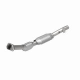 MagnaFlow direct-fit catalytic converter fits 2001 Ford F-150 Lightning 5.4L and 01 Ford Lightning passenger side passenger side stainless steel CARB compliant 447152