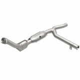 MagnaFlow direct-fit catalytic converter fits 2002-2003 Ford F-150 and 2004 Ford F-150 Heritage and 01 Ford Trucks 4.6L stainless steel CARB compliant 458040