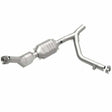 MagnaFlow direct-fit catalytic converter fits 2001 Ford F-150, 2001 Ford Expedition, and additional vehicles. Hardware is included to eliminate the hassle of working with corroded 