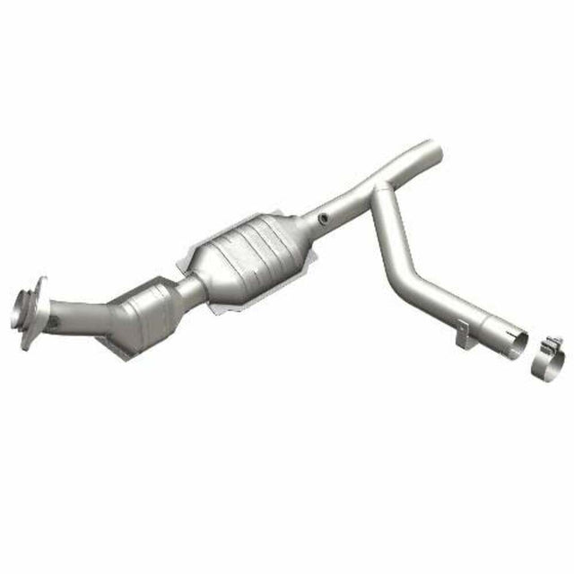 MagnaFlow direct-fit catalytic converter fits 2001-2003 Ford F-150 5.4L and 2001-2002 Lincoln Navigator 5.4L stainless steel CARB compliant OBDII 51544