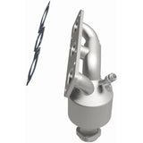 Catalytic Converter with Integrated Exhaust Manifold for HM Grade Federal / EPA Compliant Direct-Fit Manifold Catalytic