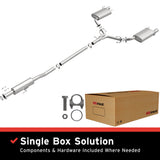2007-2012 Lexus ES350 Direct-Fit Replacement Exhaust System 106-0557 steel