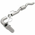 MagnaFlow direct-fit catalytic converter fits 2001-2003 Chevrolet Suburban 2500, 2002-2003 Chevrolet Avalanche 2500, and additional vehicles and 2002-2003 Avalanche 8.1 driver side