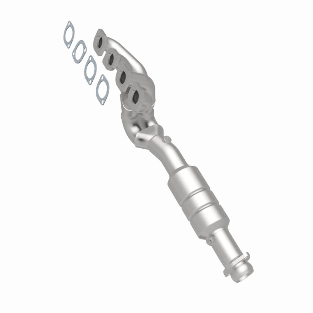 MagnaFlow direct-fit catalytic converter for 2002-2003 BMW 4.4L passenger side stainless steel Federal EPA compliant OBDII 24194