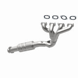 MagnaFlow direct-fit catalytic converter for 2002-2003 BMW 4.4L passenger side stainless steel Federal EPA compliant OBDII 24194