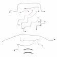 t 02-03 Durango RT, 4wd, Disc Brakes; Complete Brake Line Kit; S/S; CBK0096SS Fine Lines
