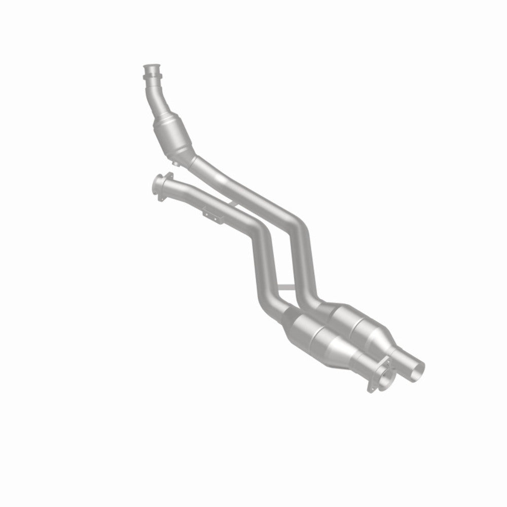 MagnaFlow direct-fit catalytic converter fits 2002-2003 Mercedes-Benz CLK430 4.3L and 2002-2003 Merc CLK430 4.3L passenger side 4.3L passenger side stainless steel CARB compliant 4