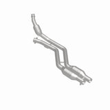 MagnaFlow direct-fit catalytic converter fits 2002-2003 Mercedes-Benz CLK430 4.3L and 2002-2003 Merc CLK430 4.3L passenger side 4.3L passenger side stainless steel CARB compliant 4