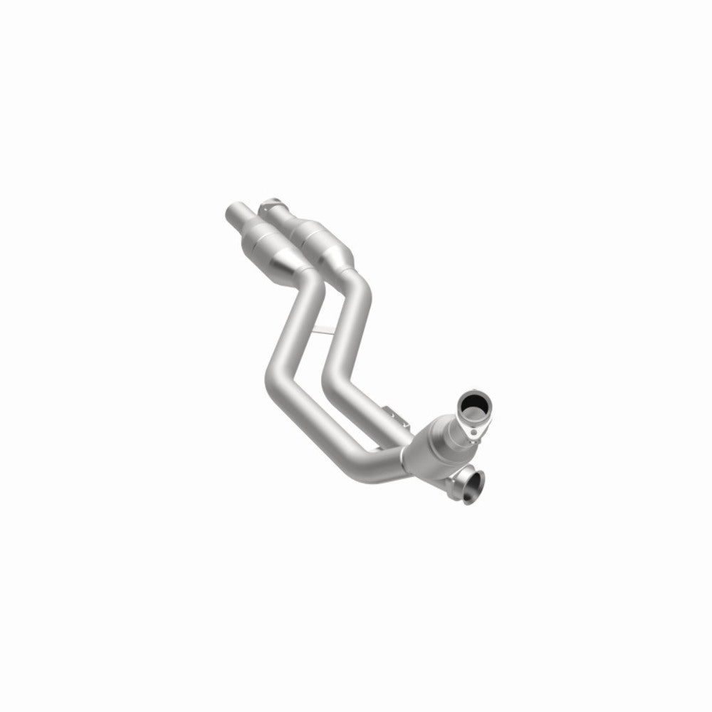 MagnaFlow direct-fit catalytic converter fits 2002-2003 Mercedes-Benz CLK430 4.3L and 2002-2003 Merc CLK430 4.3L passenger side 4.3L passenger side stainless steel CARB compliant 4