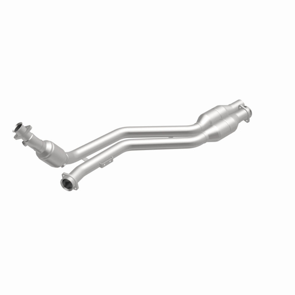 MagnaFlow direct-fit catalytic converter fits 2002-2003 Mercedes-Benz CLK430 4.3L and 2002-2003 Merc CLK430 4.3L passenger side 4.3L passenger side stainless steel CARB compliant 4
