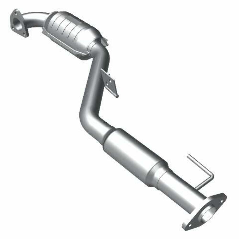 MagnaFlow direct-fit catalytic converter fits 2002-2006 Mazda MPV 3.0L and 2002-2003 MPV 3.0L passenger side rr 3.0L passenger side stainless steel CARB compliant OBDII 49567