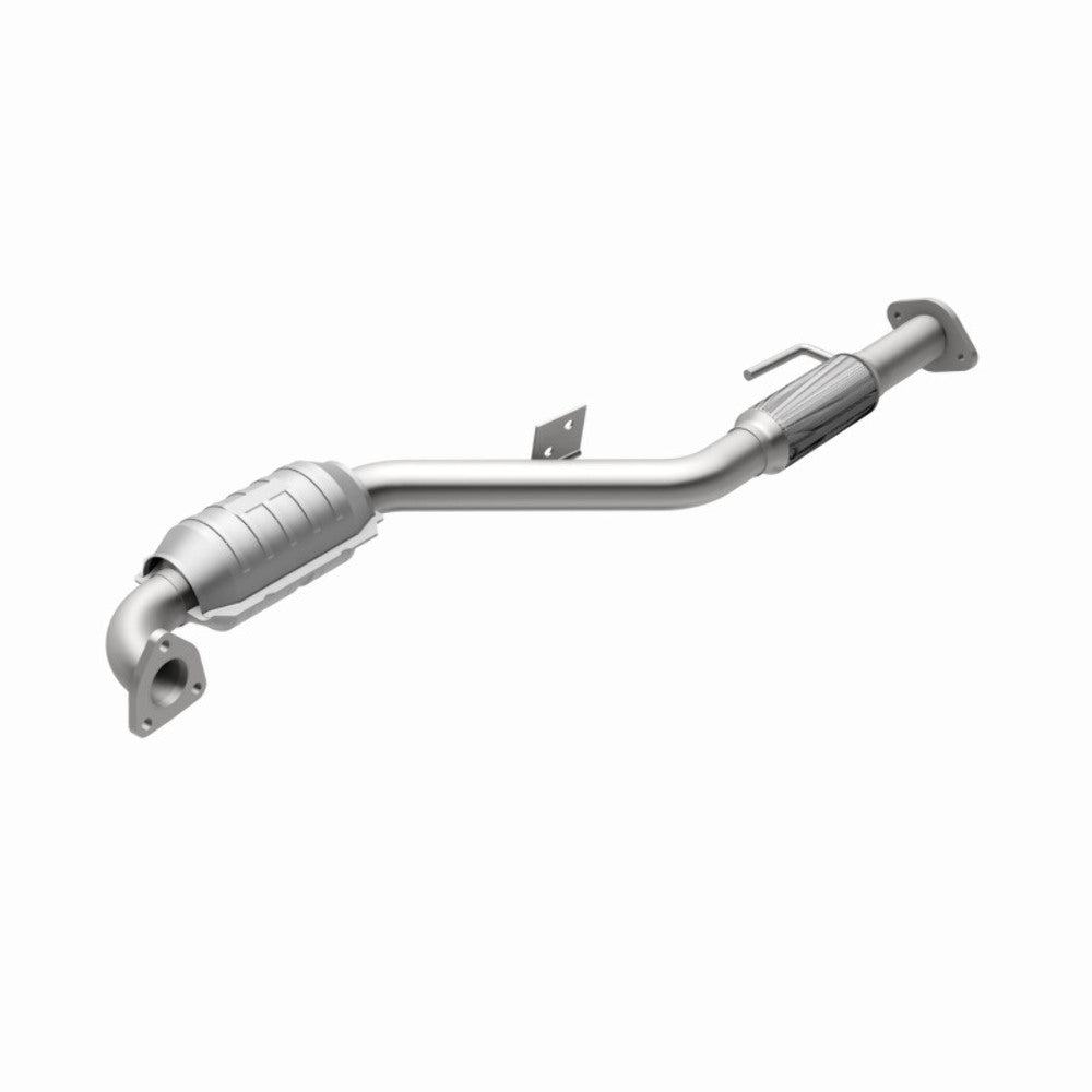 MagnaFlow direct-fit catalytic converter fits 2002-2006 Mazda MPV 3.0L and 2002-2003 MPV 3.0L passenger side rr 3.0L passenger side stainless steel CARB compliant OBDII 49567