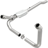 MagnaFlow direct-fit catalytic converter for 2002-2003 Ram 4.7 inch inlet/outlet stainless steel Federal EPA compliant OBDII 93616
