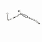MagnaFlow direct-fit catalytic converter for 2002-2003 Ram 4.7 inch inlet/outlet stainless steel Federal EPA compliant OBDII 93616